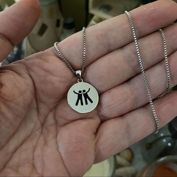 Friendship Sterling Silver Necklace - Picture 2 of 7